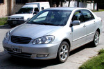 28/03/2008: Una lesionada al chocar una moto con un auto.  El veh�culo Toyota que se vio involucrado en el hecho. 